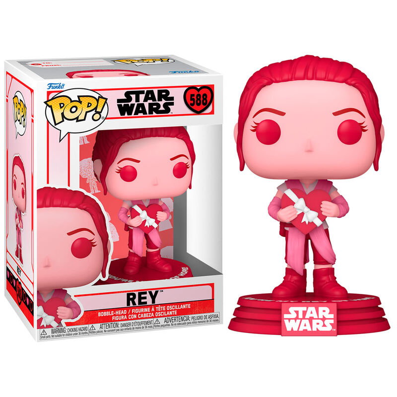 Funko POP! Movies Star Wars Valentines Rey #588