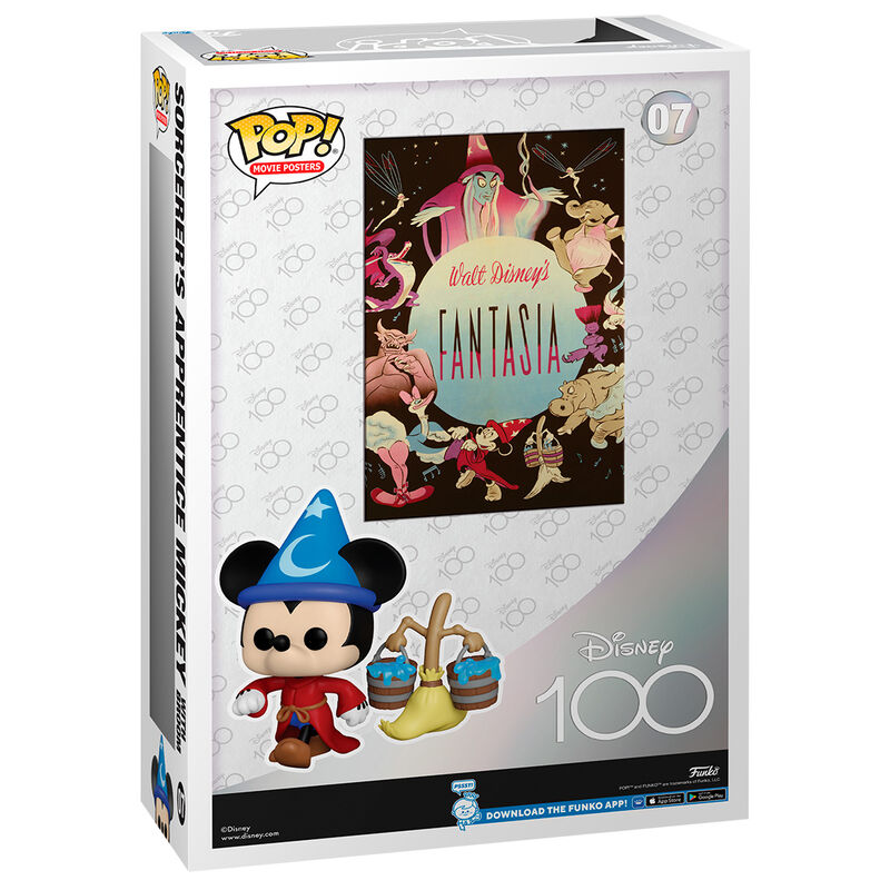 Funko Pop! Movie Poster Disney 100th Fantasia Sorcerer s Apprentice Mickey #07