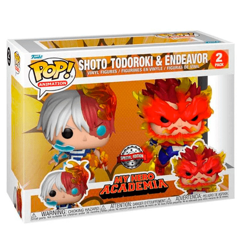 Funko Pop! My Hero Academia Shoto Todoroki & Endeavor Exclusive 2 pack