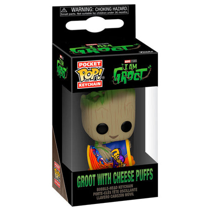 Funko Pocket Pop! Marvel I am Groot - Groot with Cheese Puffs