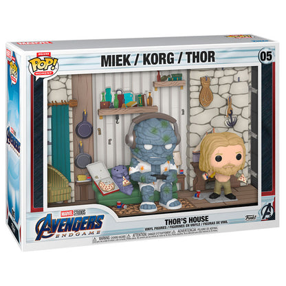 ¡Funko Pop! Marvel Moments Deluxe Marvel Vengadores Thor Casa #05