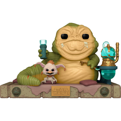 Funko POP! Movie Star Wars 40th Jabba The Hutt & Salacious B Crumb #611