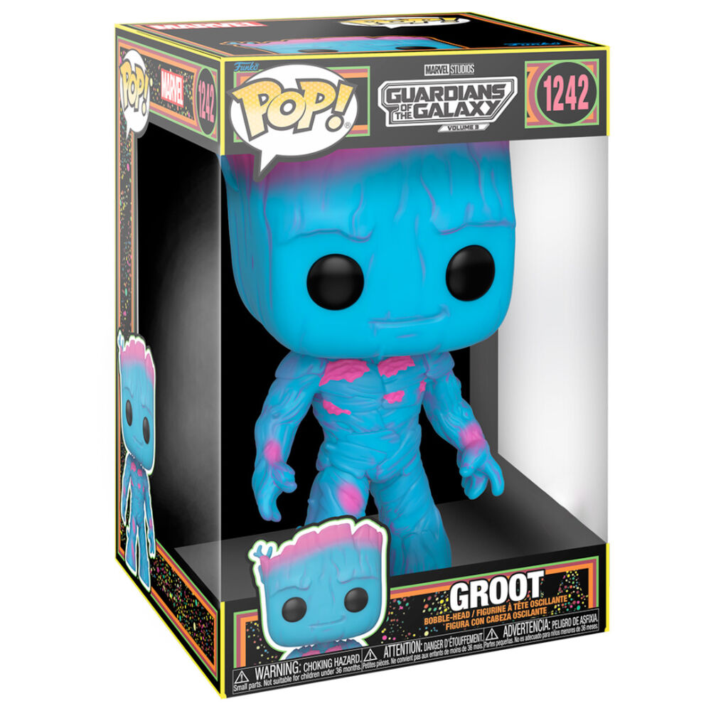 Funko Pop! Marvel Guardians of the Galaxy 3 Groot Black Light Exclusive 25cm #1242