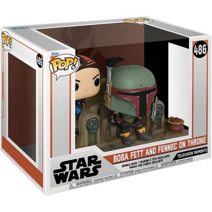 Funko POP! Television Star Wars Mandalorian Boba Fett and Fennec Shand #486