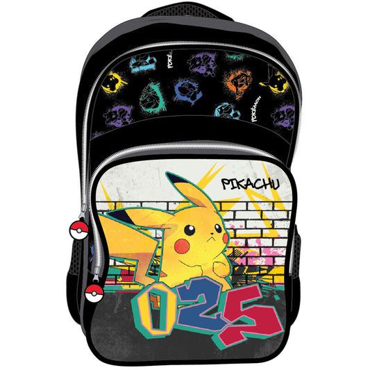 Safta Mochila Pikachu Pokemon 42cm adaptável