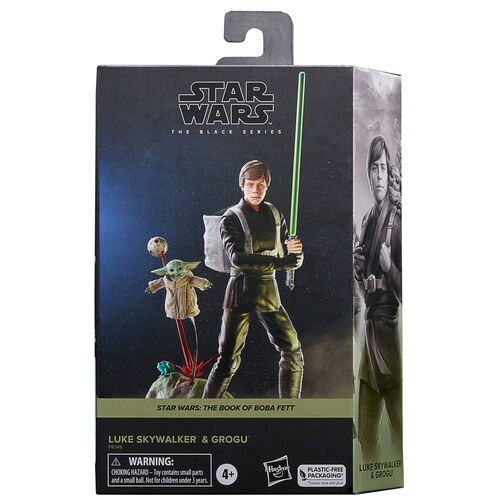 Figura de 15 cm de Luke Skywalker y Grogu de Star Wars El libro de Boba Fett
