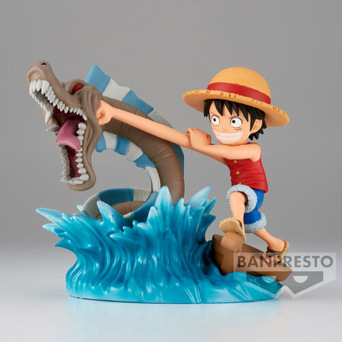 Banpresto Monkey D Luffy vs Local Sea Monster Log Stories One Piece 7cm Figure