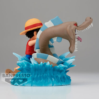 Banpresto Monkey D Luffy vs Local Sea Monster Log Stories One Piece 7cm Figure