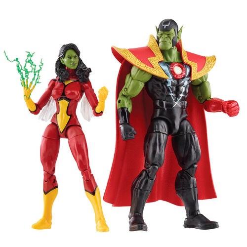 Hasbro Figura Marvel Avengers Beyond Earth Mightiest Skrull Queen & Super Skrull figures 15cm