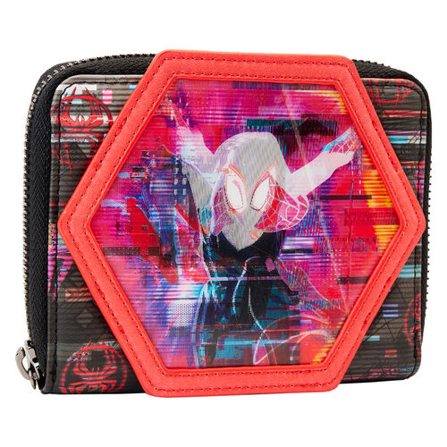 Carteira Loungefly Marvel Spiderman Across the Spider-Verse Lenticular wallet