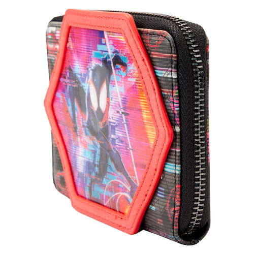 Carteira Loungefly Marvel Spiderman Across the Spider-Verse Lenticular wallet