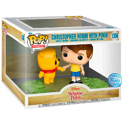 Funko Pop! Moments Disney Winnie the Pooh Christopher Robin with Pooh Exclusive #1306