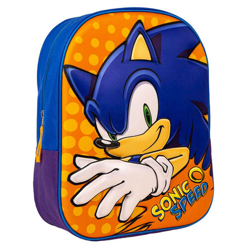 Mochila Cerdá Sonic The Hedgehog 3D de 31 cm