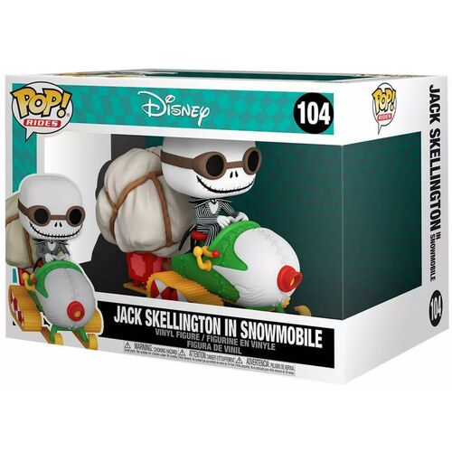 Funko Pop! Nightmare Before Christmas Jack with Goggles & Snowmobile #104