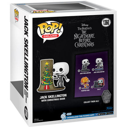 Funko Pop! Deluxe Disney figure Nightmare Before Christmas 30th Anniversary Jack Skellington With Christmas Door #1360