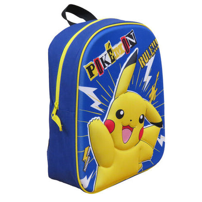 Mochila CYP Brands Pokémon Pikachu 3D de 30 cm