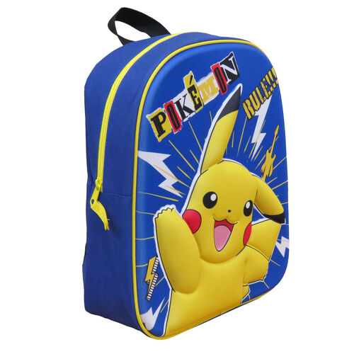 Mochila CYP Brands Pokémon Pikachu 3D de 30 cm