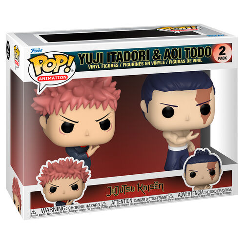 Funko Pop! Jujutsu Kaisen Yuji Itadori & Aoi Todo 2 Pack