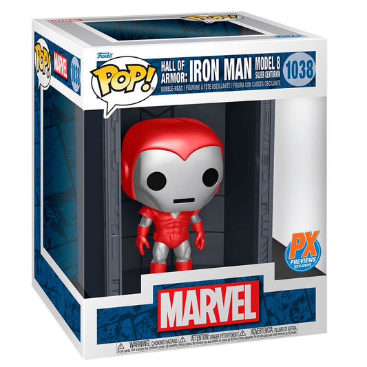 Funko Pop! Deluxe Marvel Hall of Armor Iron Man Model 8 Exclusive #1038