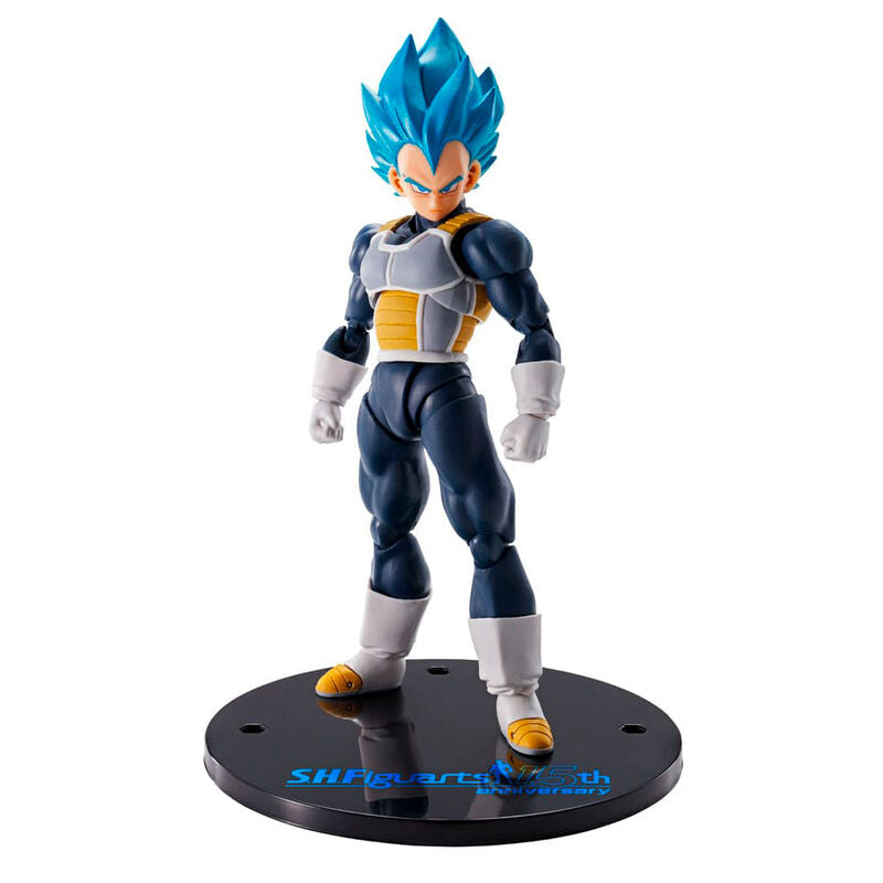 Tamashii Nations Figura Dragon Ball Super 15th Anniversary Vegeta Super Saiyan Blue SH Figuarts figure 14cm