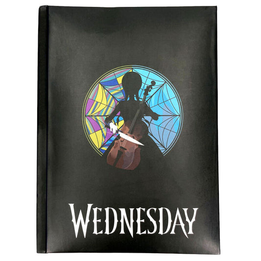 SD Toys Caderno A5 Roseton Wednesday Roseton luz