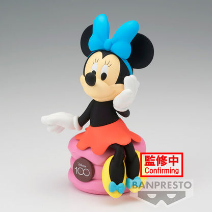 Banpresto Figura Minnie Mouse Sofubi 100 Aniversario Personajes Disney 11cm