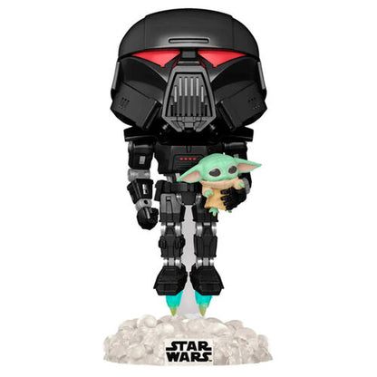 Funko POP! Movies Star Wars Mandalorian Dark Trooper Exclusive #488