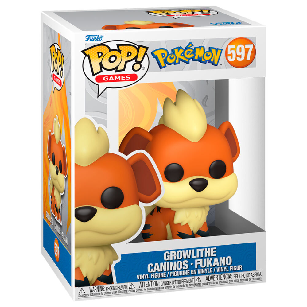 Funko Pop! Games Pokémon Growlithe #597