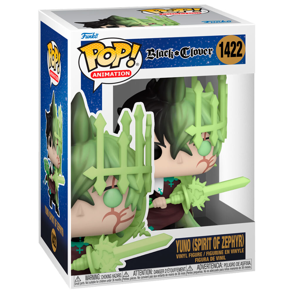 Funko Pop! Black Clover Yuno Spirit of Zephyr #1422