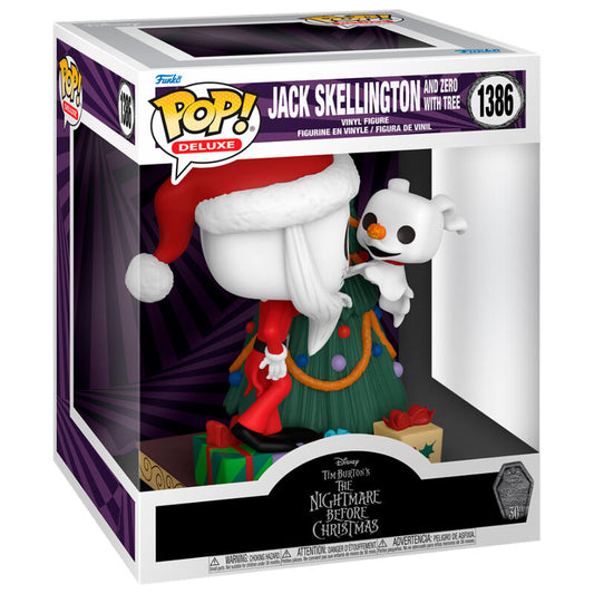 Funko Pop! Deluxe Disney Nightmare Before Christmas 30th Anniversary Jack Skellington and Zero #1386