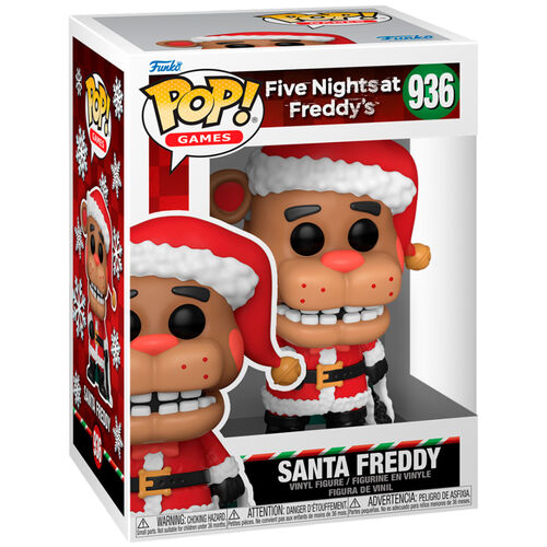 Funko POP! Games Five Nights at Freddys Holiday Santa Freddy #936