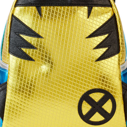 Mochila Loungefly Marvel X-Men Wolverine Cosplay Metallic backpack 26cm