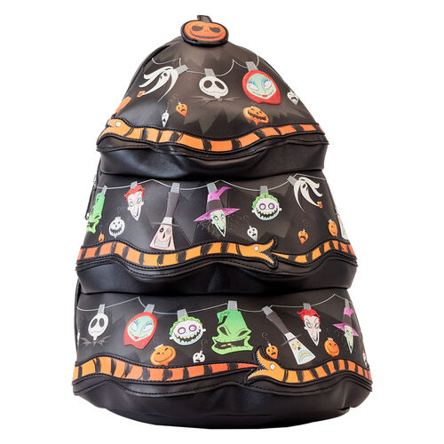 Mochila Loungefly Disney Nightmare Before Christmas Tree String Lights Glow backpack 33cm