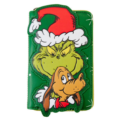 Carteira Loungefly Dr. Seuss How the Grinch Stole Christmas! Santa wallet