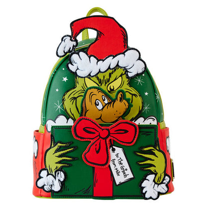 Mochila Loungefly Dr. Seuss How the Grinch Stole Christmas! Santa backpack 26cm