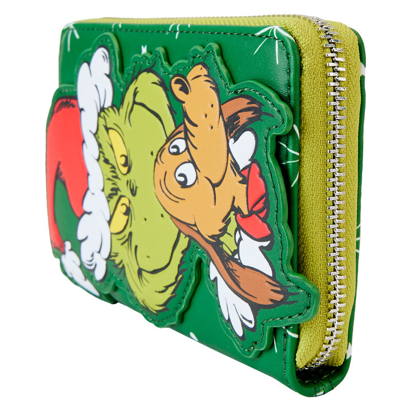 Carteira Loungefly Dr. Seuss How the Grinch Stole Christmas! Santa wallet