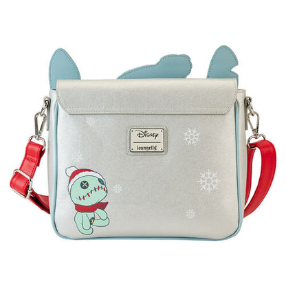 Loungefly Mala a Tiracolo glitter Holiday Stitch Disney