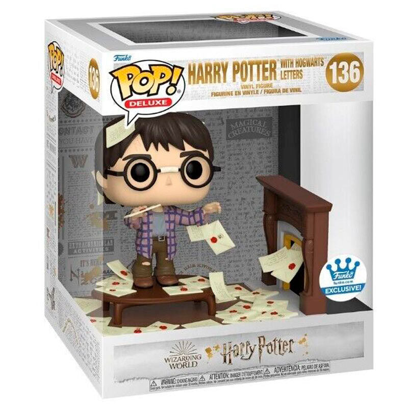 Funko POP! Movies Deluxe Harry Potter Anniversary Harry Potter with Hogwarts Letters Exclusive #136