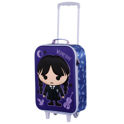 Karactermania Mala Trolley Wednesday chibi 3D trolley suitcase