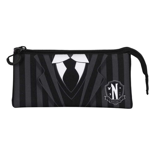 Karactermania Estojo Wednesday Uniform triple pencil case