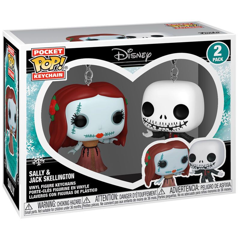 Funko Pocket Pop! Nightmare Before Christmas Jack &amp; Sally 2 Pack