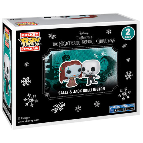 Funko Pocket Pop! Nightmare Before Christmas Jack &amp; Sally 2 Pack