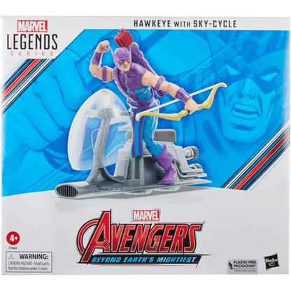 Hasbro Figura Marvel Avengers Beyond Earths Mightiest Hawkeye with Sky-Cycle figure 15cm