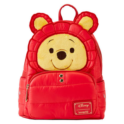 Mochila Loungefly Disney Winnie the Pooh Rainy Day Puffer Jacket backpack 26cm