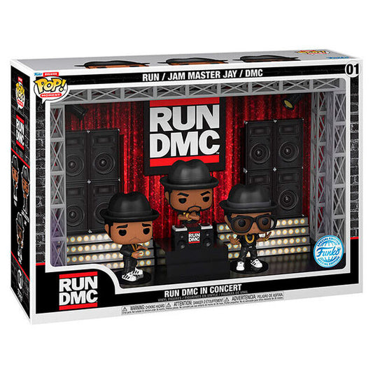 Funko POP! Moment Deluxe RUN DMC Run / Jam Master Jay / DMC Exclusive #01