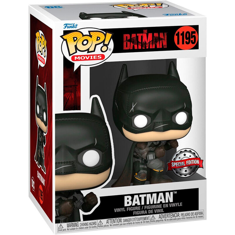 ¡Funko Pop! DC The Batman - Exclusivo de Batman #1195