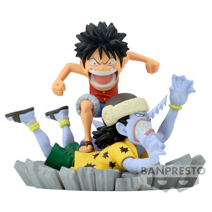 Banpresto Figura Luffy vs Arlong WCF Log Stories One Piece 7cm