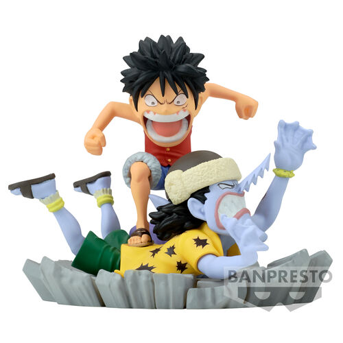 Banpresto Figura Luffy vs Arlong WCF Log Stories One Piece 7cm