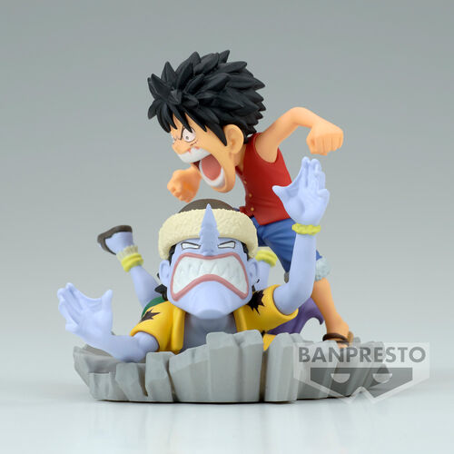 Banpresto Figura Luffy vs Arlong WCF Log Stories One Piece 7cm