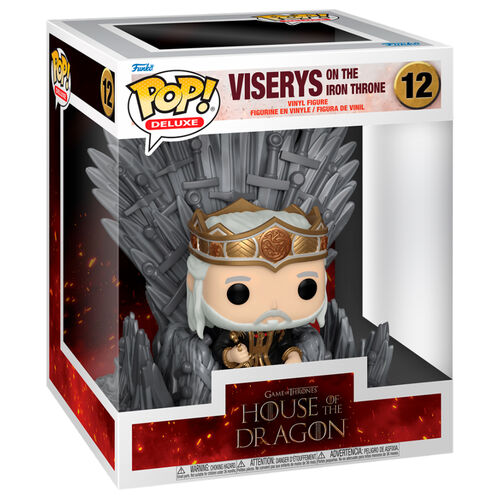 Funko POP! Television Deluxe Game Of Thrones House of the Dragon Viserys on the Iron Throne #12